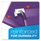 Pendaflex 1/5-Cut Tabs Letter Size Colored Reinforced Hanging Folders - Violet (25/Box)